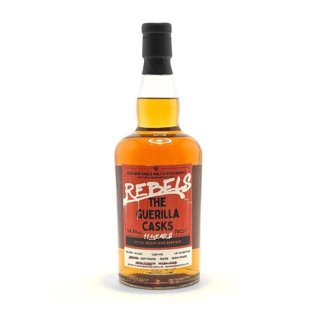 Deanston 11 Year Old Rebels - The Guerilla Cask 1st Fill Merlot Wine Barrique 54.8% 70cl