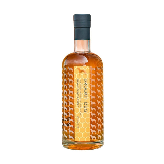 Drookit Dug Blended Scotch Whisky 8 Year Old Little Brown Dog