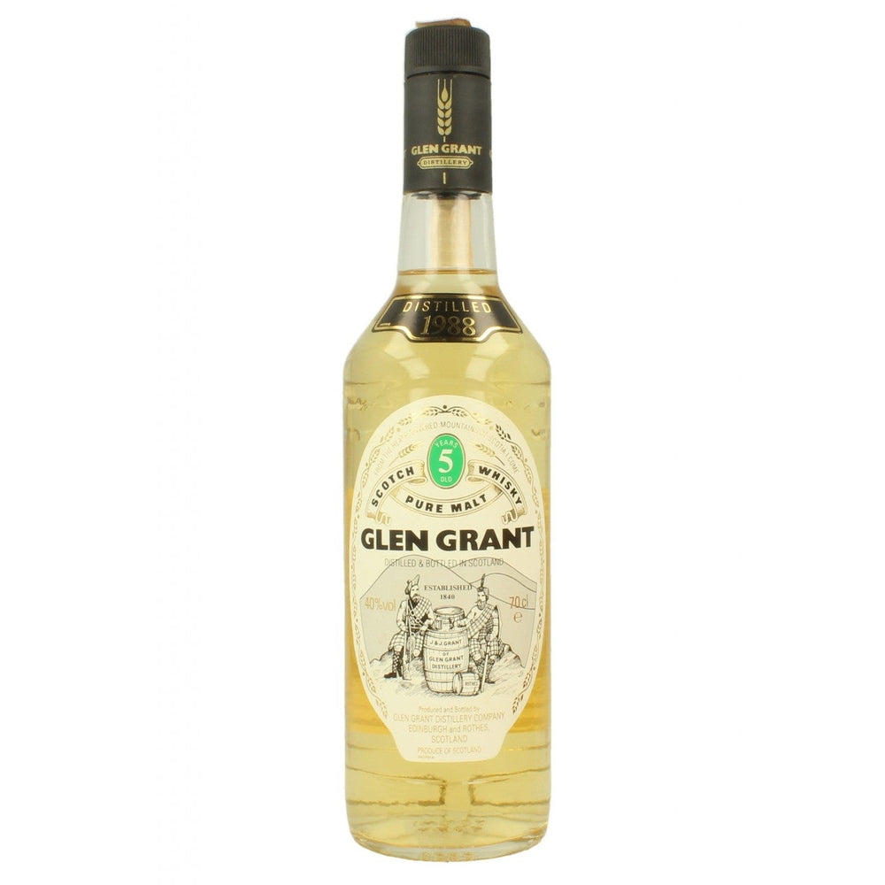 Glen Grant 5 Year Old 1988 Seagram Italia Import 40% 70cl