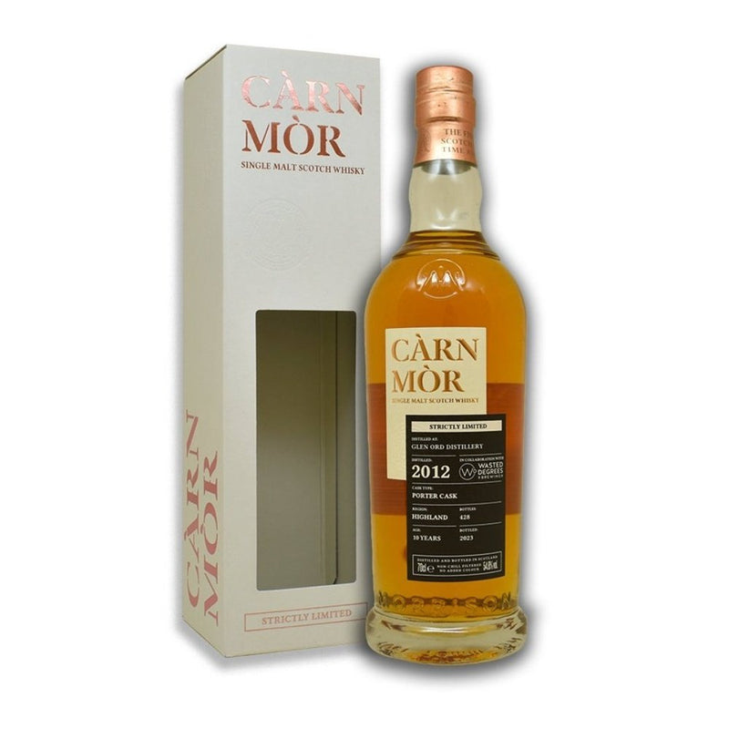 Glen Ord 10 Year Old 2012 Carn Mor X Wasted Degrees Porter Cask Finish - Milroy&