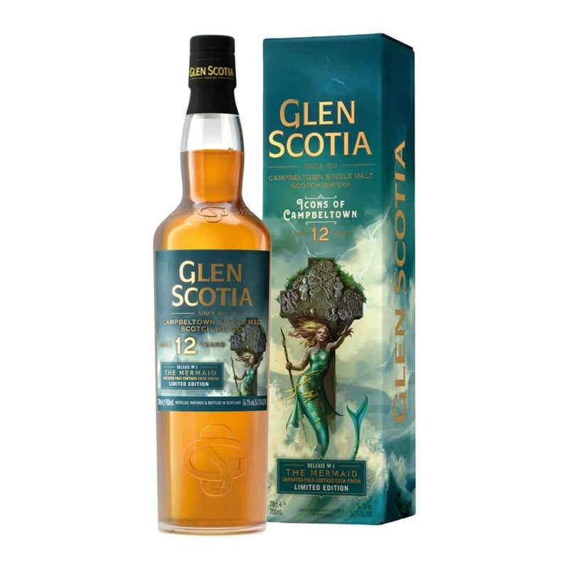 Glen Scotia 12 Year Old Icons of Campbeltown No. 1 The Mermaid - Milroy&
