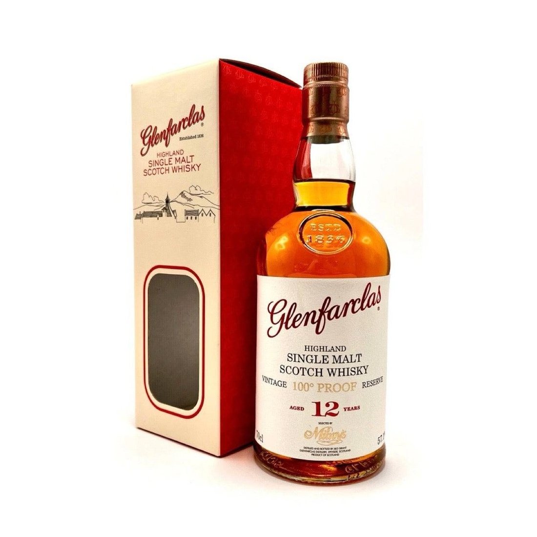 Glenfarclas 12 Year Old Milroy's Exclusive 57.1% 70cl
