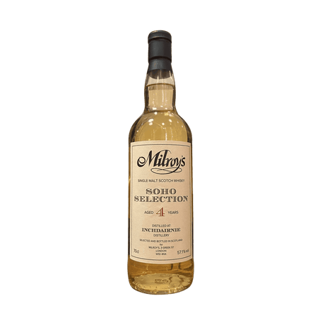 Inchdairnie Peated 4 Year Old 2020 Milroy's Soho Selection 57.1% 70cl