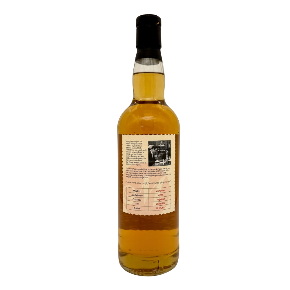 Inchgower 28 Year Old 1997 Milroy's Vintage Reserve 56.6% 70cl