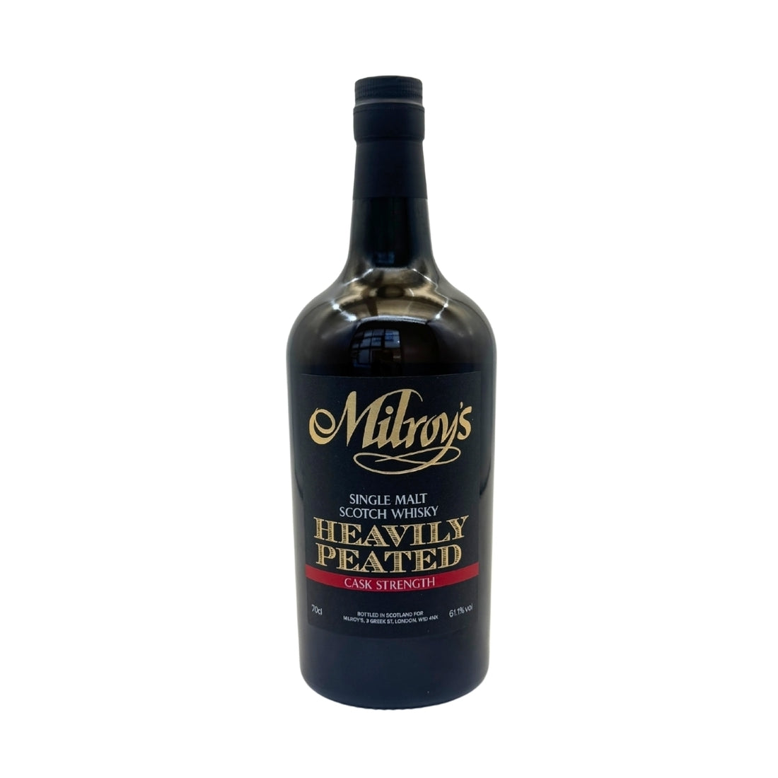 Milroy's Heavily Peated Cask Strength Batch 1 61.1% 70cl