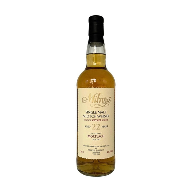 Mortlach 22 Year Old 1999 Milroy's Vintage Reserve #3874 - Milroy's of Soho - Scotch Whisky
