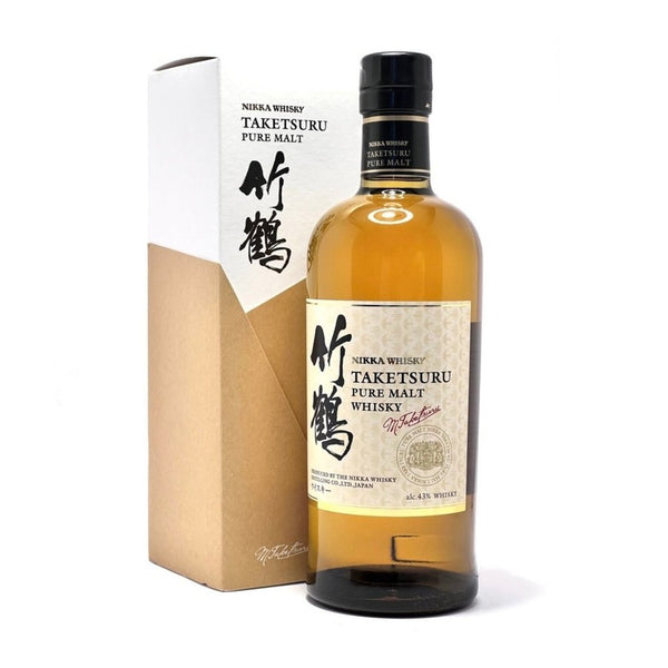 ウイスキー NIKKA TAKETSURU PURE MALT 43% 楽天市場】ニッカ 旧 竹鶴 ピュアモルト 700ml 43度 箱なし 旧ボトル