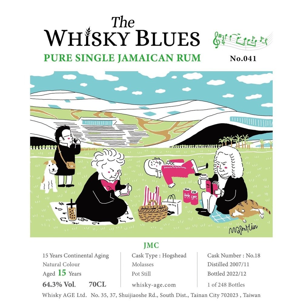 JMC (Hampden C<>H) 15 Year Old  2007 The Whisky Blues - Milroy's of Soho - Rum