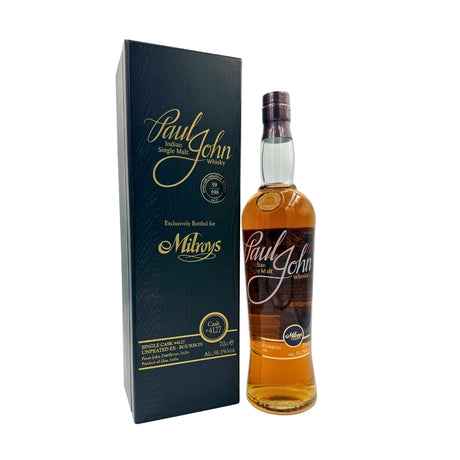Paul John 2017 Ex-Bourbon Milroy's Exclusive #4127 58.2% 70cl