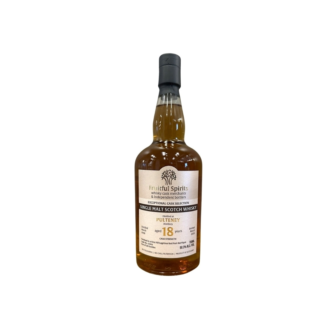 Pulteney 18 Year Old 2008 Fruitful Spirit 50.3% 70cl