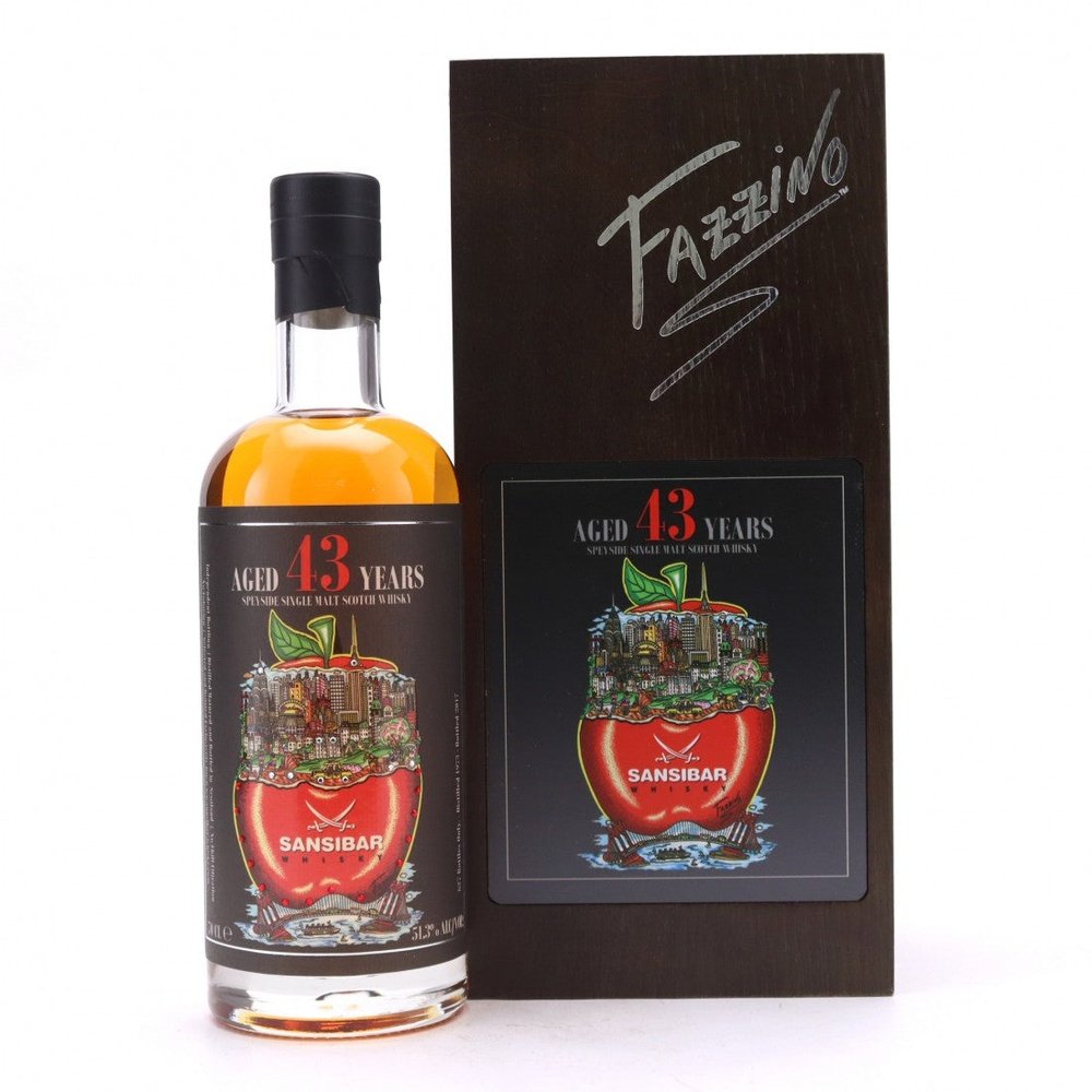 Speyside Region Malt 43 Year Old 1973 Sansibar Fazzino Artwork - Milroy's of Soho - 