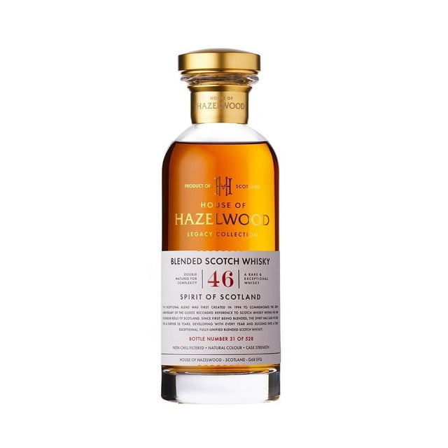 Spirit of Scotland 46 Year Old House of Hazelwood 43.6% 70cl