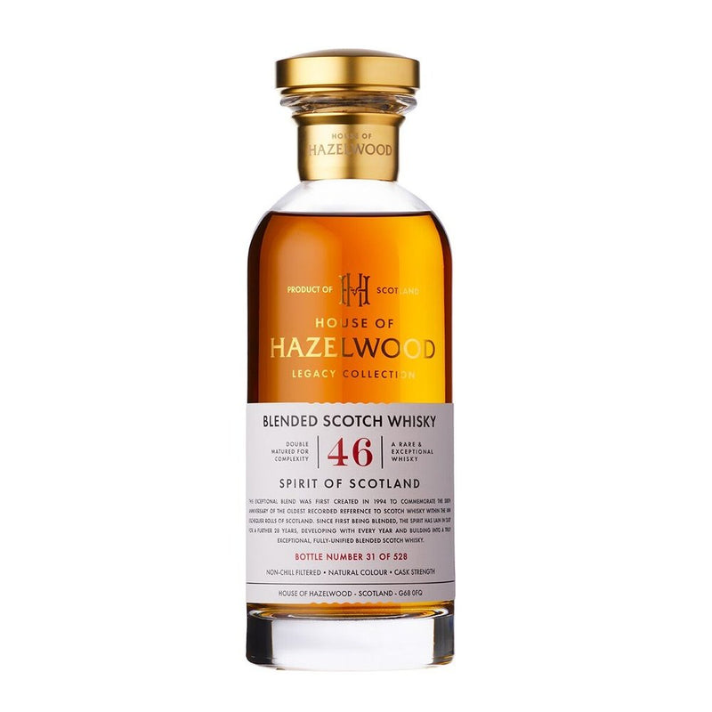 Spirit of Scotland 46 Year Old House of Hazelwood Legacy Collection - Milroy&