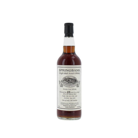 Springbank 23 Year Old 2001 Private Sherry Cask #146 53.9% 70cl