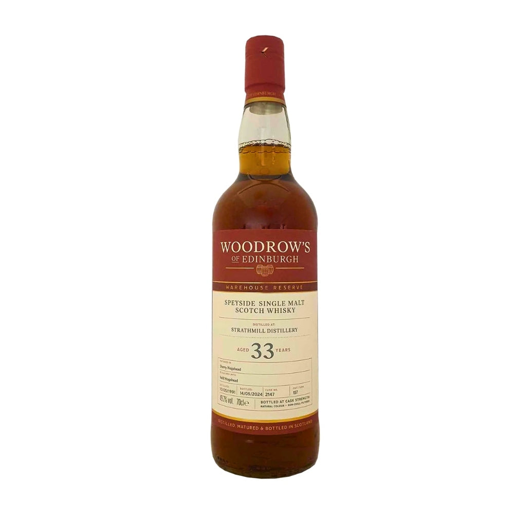 Strathmill 33 Year Old Woodrow's of Edinburgh