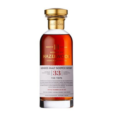 The Tops 33 Year Old House of Hazelwood Legacy Collection - Milroy's of Soho - Whisky