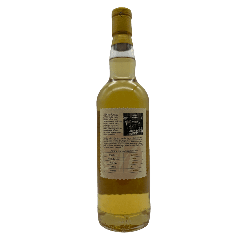 Tormore 31 Year Old 1992 Milroy's Vintage Reserve