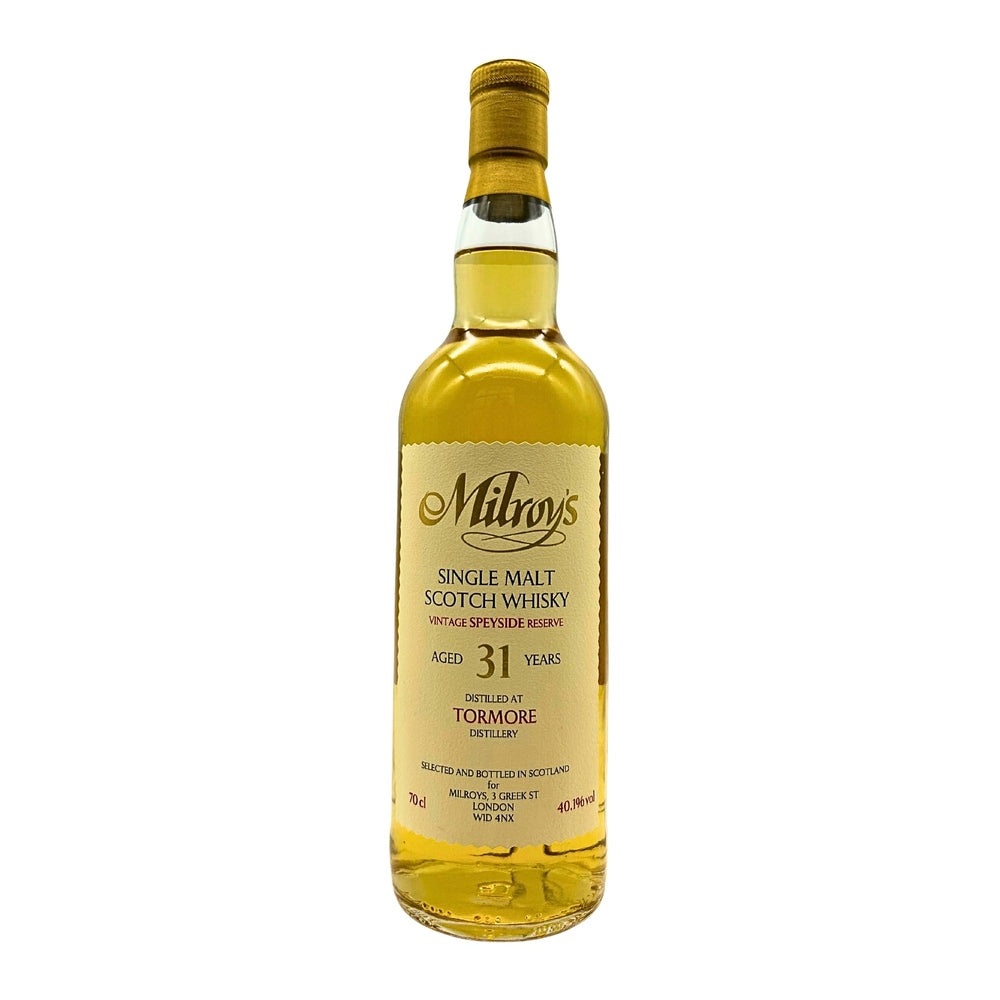 Tormore 31 Year Old 1992 Milroy's Vintage Reserve
