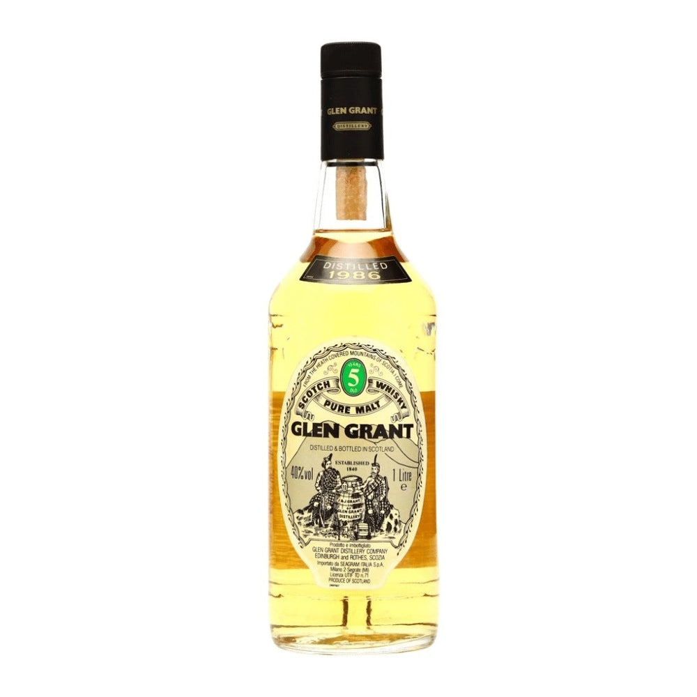 Glen Grant 5 Year Old 1986 Seagram Italia Import 40% 100cl