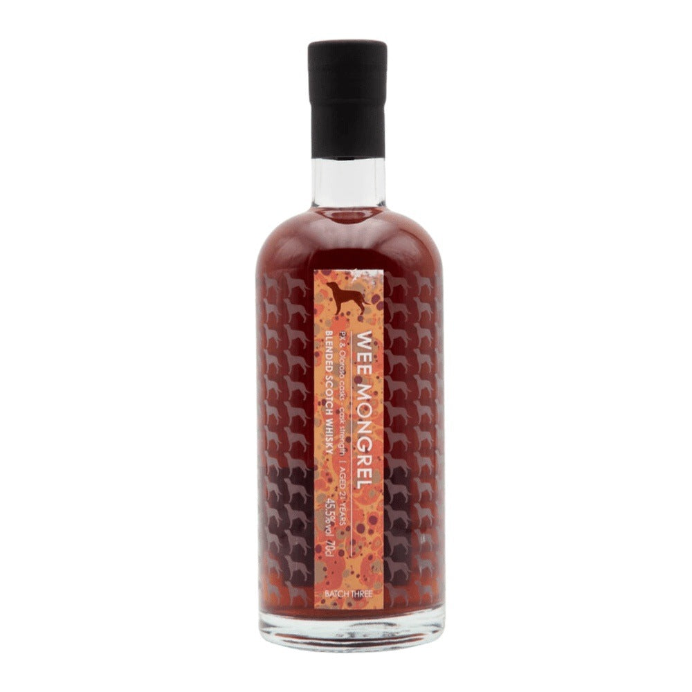 Wee Mongrel 21 Year Old Blended Scotch Batch 3 Little Brown Dog - Milroy's of Soho - Scotch Whisky