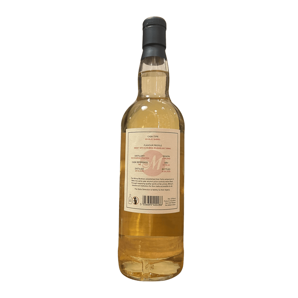 Inchdairnie Peated 4 Year Old 2020 Milroy's Soho Selection