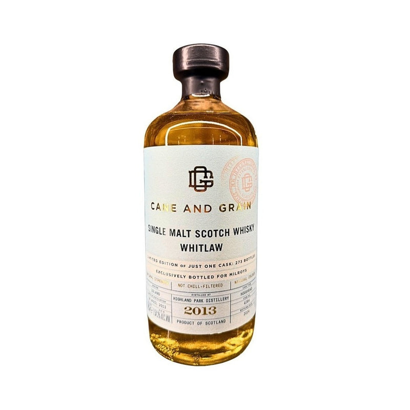 Whitlaw 10 Year Old Cane and Grain Milroy's Exclusive Hogshead 54.2% 70cl