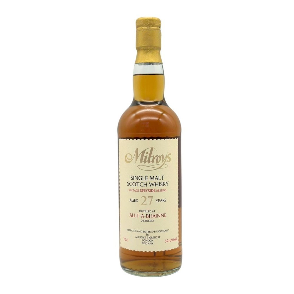 Allt-a-Bhainne 27 Year Old 1995 Milroy's Vintage Reserve - Milroy's of Soho - Scotch Whisky