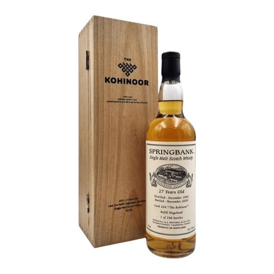 Springbank 27 Year Old 1992 “The Kohinoor” #244 52.1% 70cl - Milroy's of Soho - Scotch Whisky