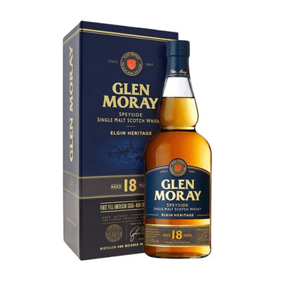 Glen Moray 18 Year Old Heritage 47.2% 70cl - Milroy's of Soho - Scotch Whisky