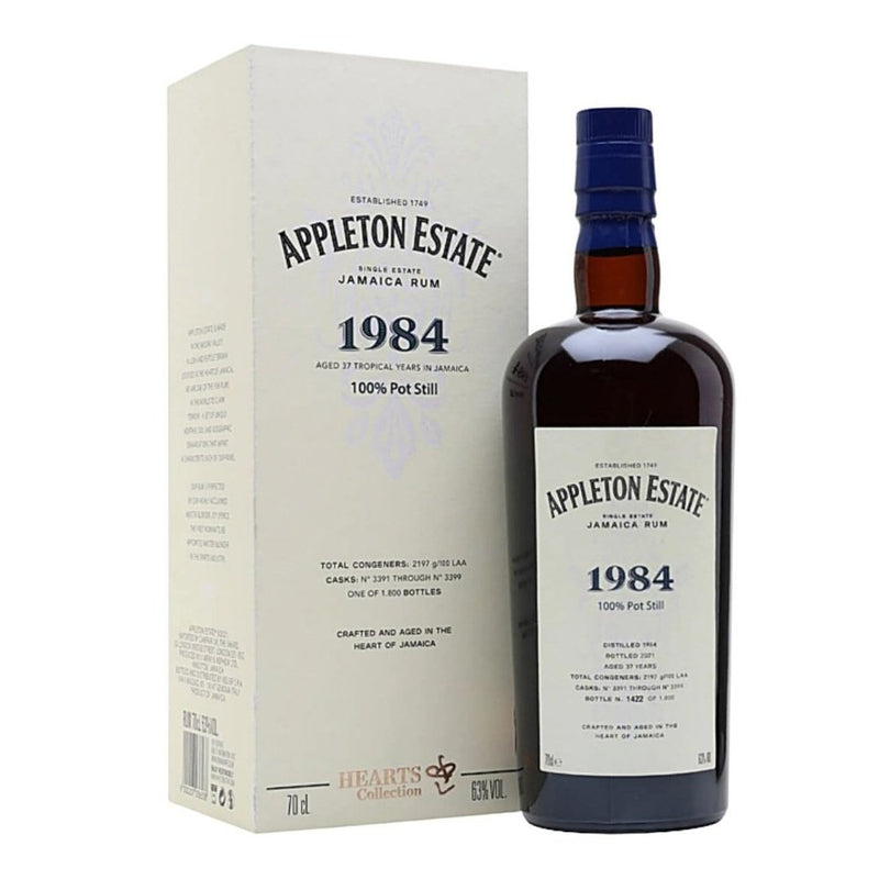 Appleton Estate 37 Year Old 1984 Hearts Collection - Milroy&