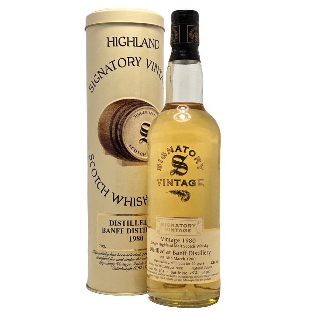 Banff 20 Year Old 1980 Signatory #634 - Milroy's of Soho - Whisky