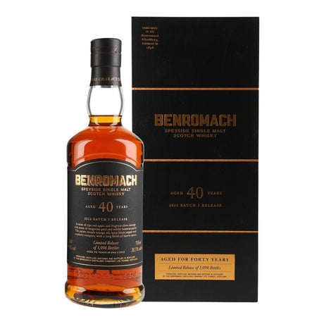 Benromach 40 Year Old 2022 Release Batch 2 - Milroy's of Soho - 