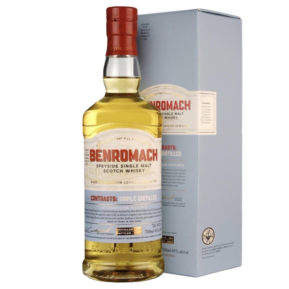 Benromach Contrasts: Triple Distilled 2011 - Milroy's of Soho - Whisky
