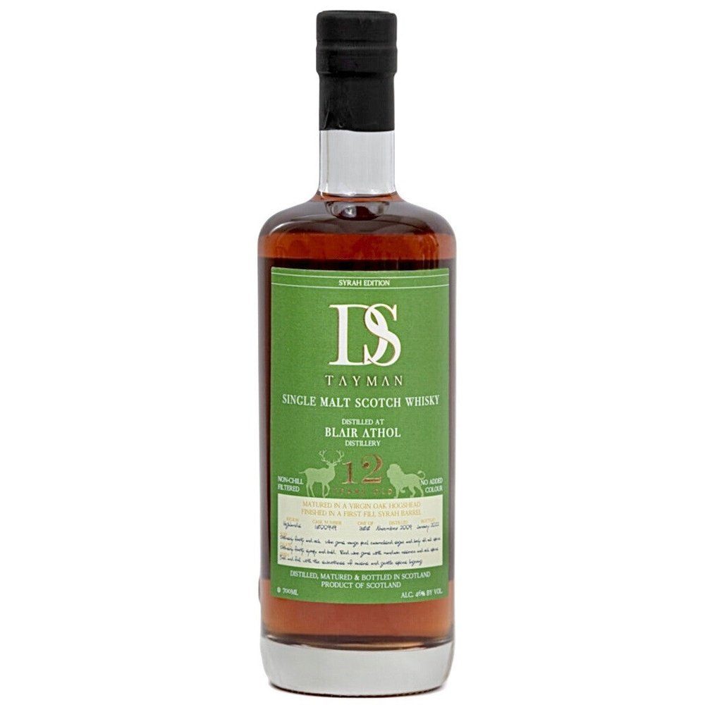 Blair Athol 12 Year Old DS Tayman Tulip Syrah - Milroy's of Soho - Whisky
