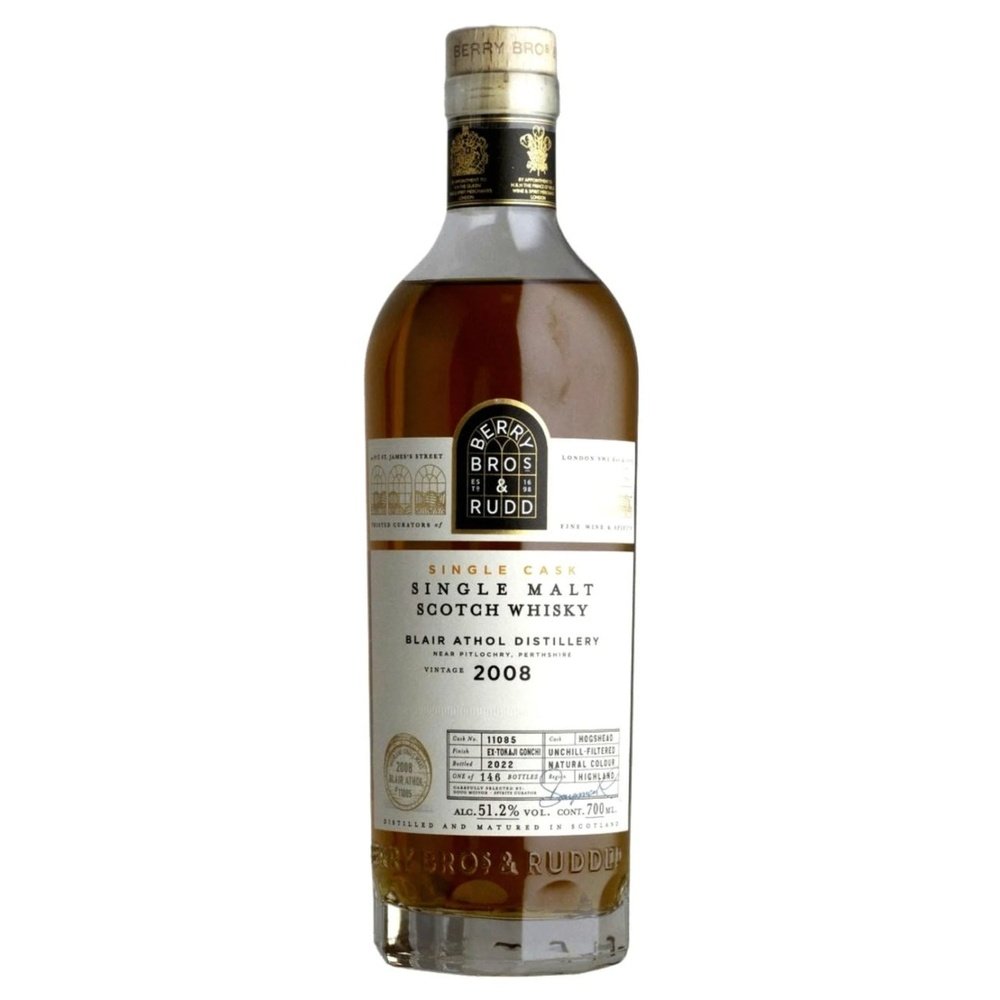 Blair Athol 14 Year Old 2008 Berry Bros & Rudd Tokaj Gonchi finish - Milroy's of Soho - 