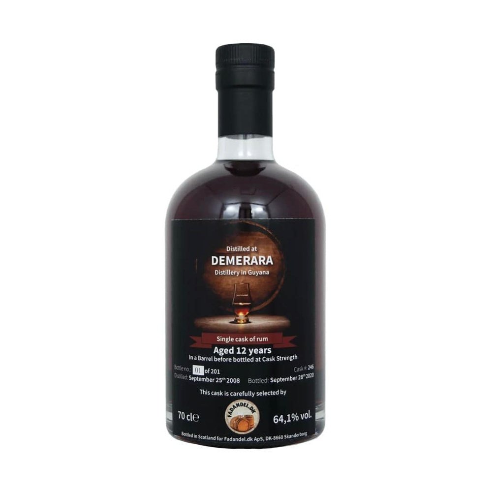 Demerara Rum 12 Year Old Fadandel.dk - Milroy's of Soho