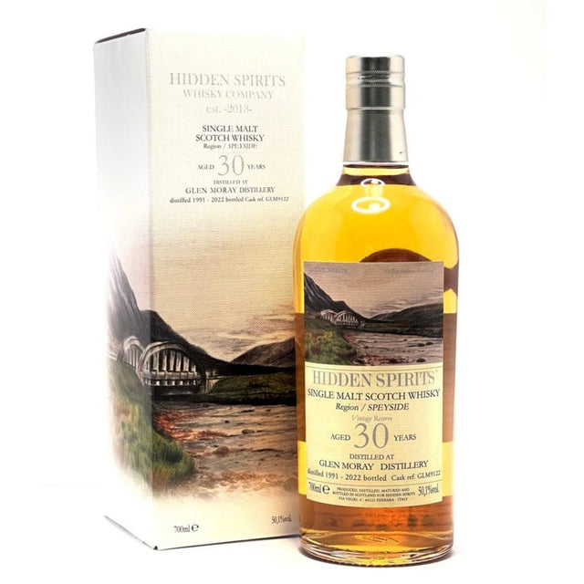 Glen Moray 30 Year Old 1991 Hidden Spirits - Milroy's of Soho