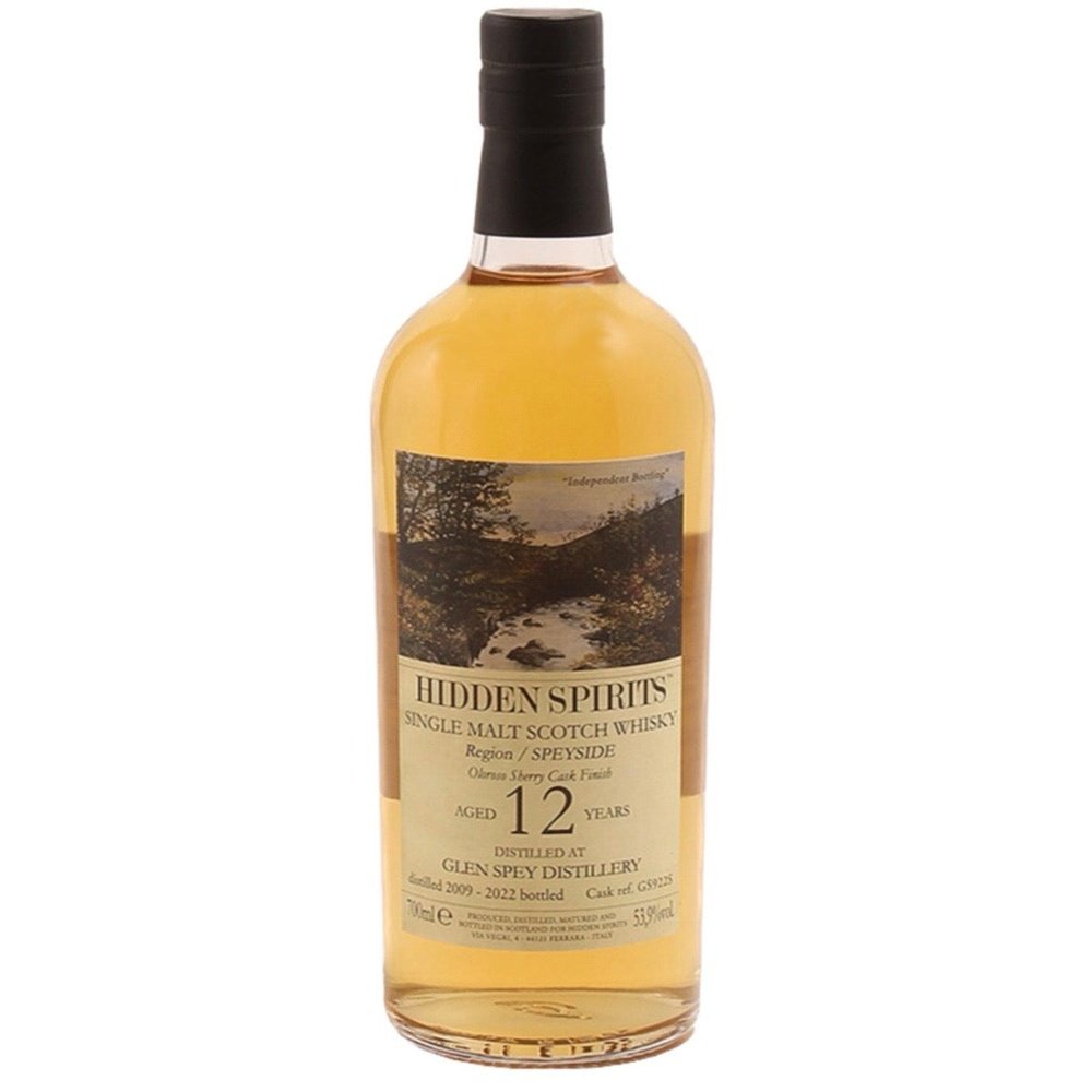 Glen Spey 12 Year Old 2009 Hidden Spirits GS922S - Milroy's of Soho - Whisky