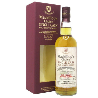 Glen Grant 1989 Mackillops Choice - Milroy's of Soho - Whisky
