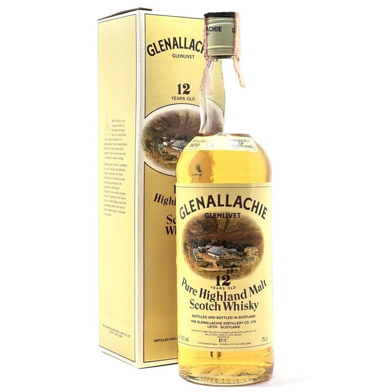 Glenallachie 12 Year Old 1970s 43% - Milroy&