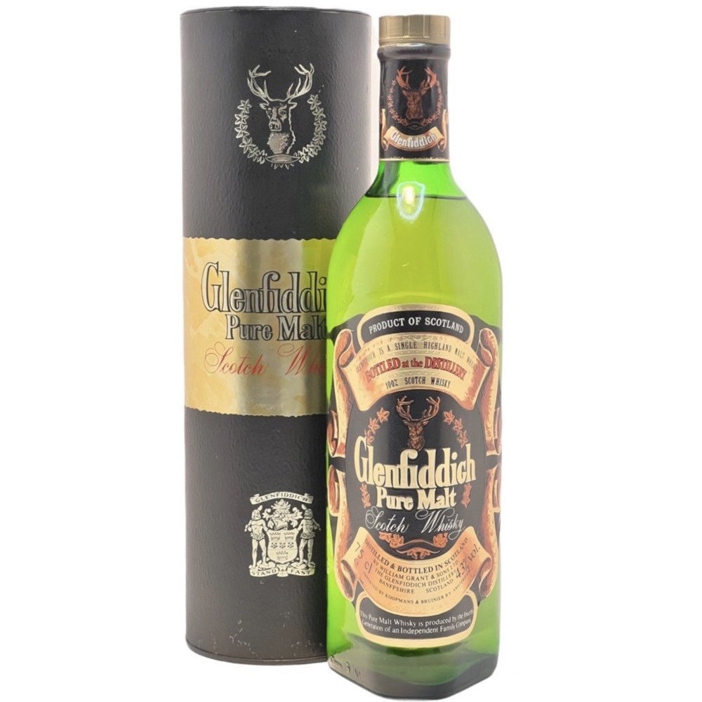 Glenfiddich Pure Malt 1980s 43% 75cl – Milroy's of Soho