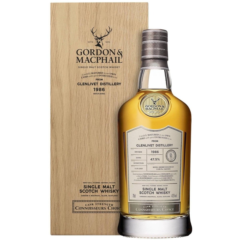 Glenlivet 1986 - Milroy's of Soho