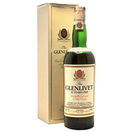 Glenlivet 12 Year Old 1980s Bonfanti Import - Milroy's of Soho - Whisky