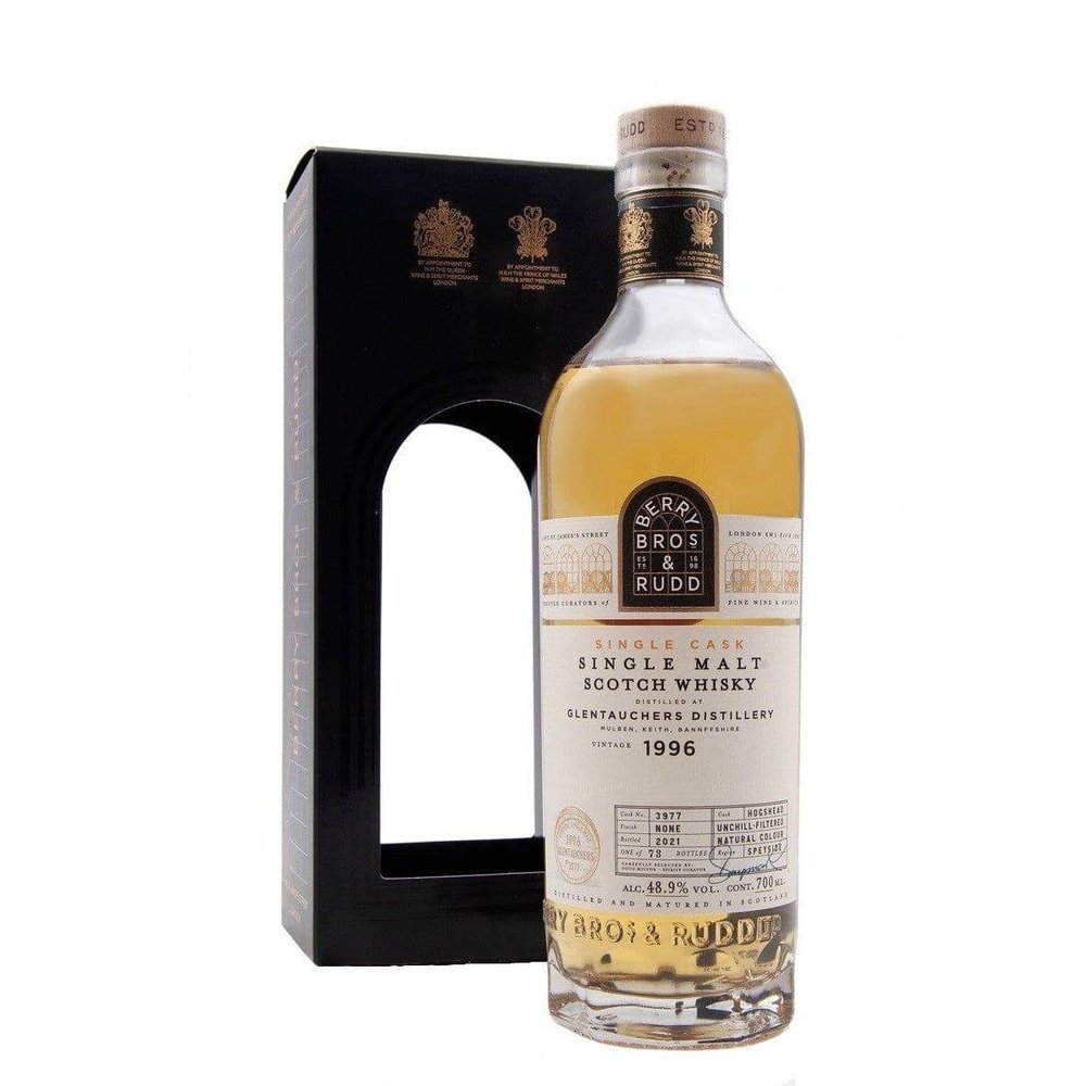 Glentauchers 25 Year Old 1996 Berry Bros & Rudd - Milroy's of Soho