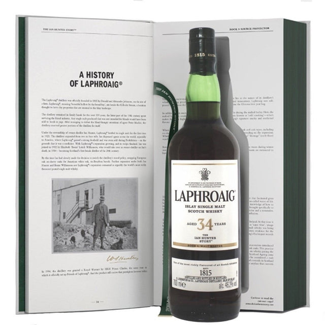 Laphroaig 34 Year Old Ian Hunter Book IV - Milroy's of Soho - Whisky