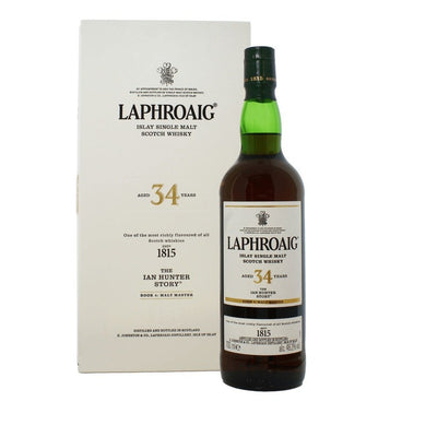 Laphroaig 34 Year Old Ian Hunter Book IV - Milroy's of Soho - Whisky