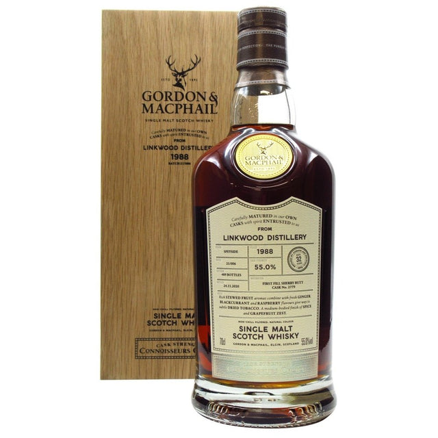 Linkwood 33 Year Old G&M Upper Connoisseurs Choice - Milroy's of Soho