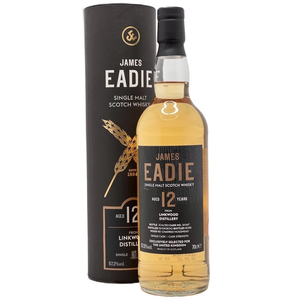 Linkwood 12 Year Old James Eadie Re-Charred Hogshead - Milroy's of Soho - Whisky
