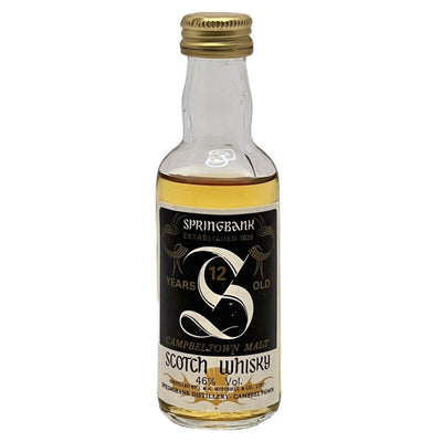 Springbank 12 Year Old 1980s 46% 5cl - Milroy's of Soho - Whisky
