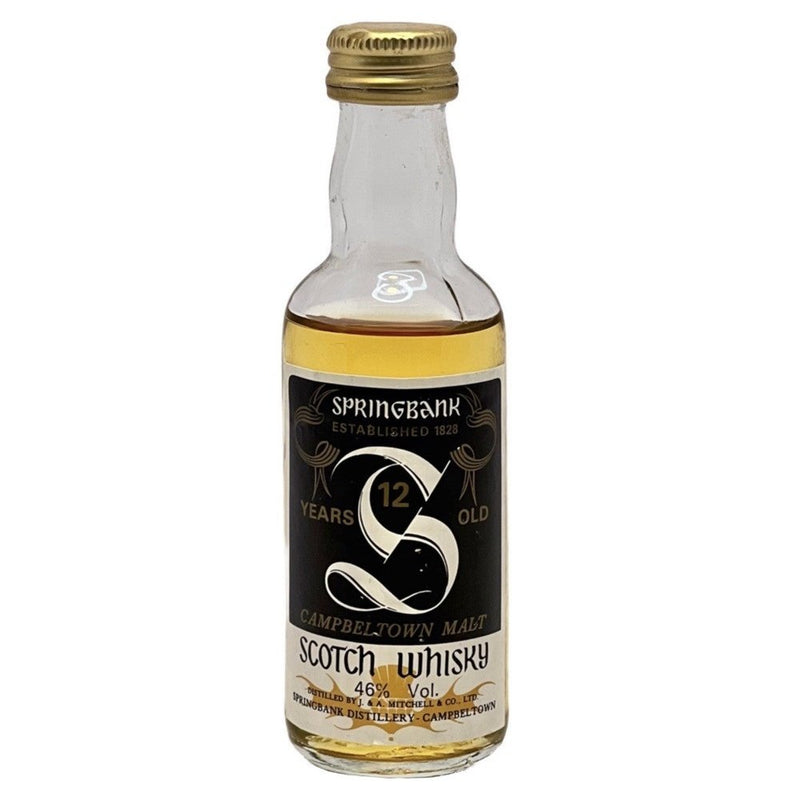 Springbank 12 Year Old 1980s 46% 5cl - Milroy&